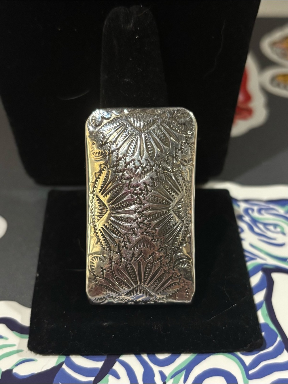 Navajo Made Money Clip - Picture 2 of 4